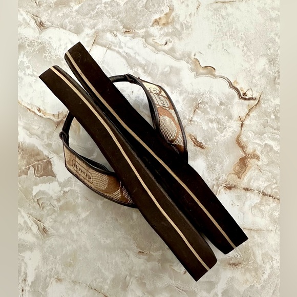 Coach Jolie Sandals flip flops, size 7 - Picture 5 of 6